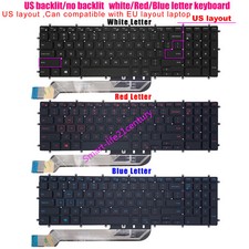 US Backlit Keyboard For Dell G7 7588 7590 7790 G3 3579 3590 3779 G5 5587 5590