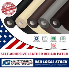 Leather Vinyl Repair Black Filler Restore Car Seat Couch Sofa Bus Patch Tape