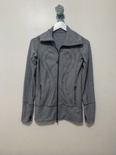EUC Grey Lululemon Athletic Jacket With Thumb Holes 4.