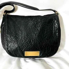 Marc Marc Jacobs Pebble Leather Nash Black Crossbody