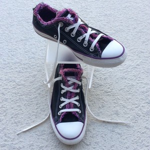 tenis converse mujer purpura