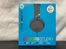 JLab JBuddies Pro Wireless Over Ear Kids Headphones Blue