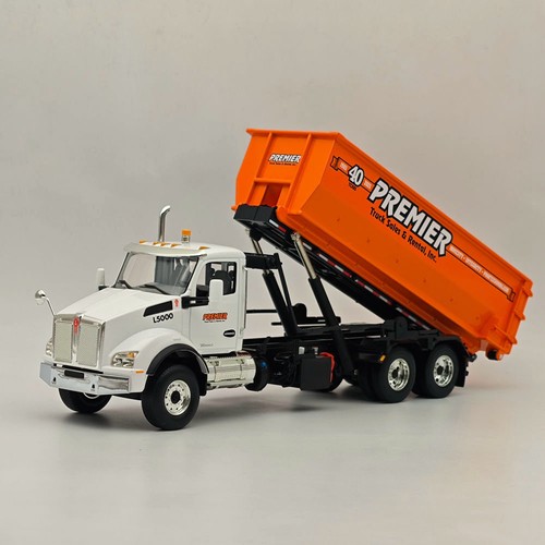 1/34 FIRST KENWORTH T880 WITH TUB-STYLE ROLL-OFF CONTAINER 10-4241 DIECAST Truck - 第 5/9 張圖片