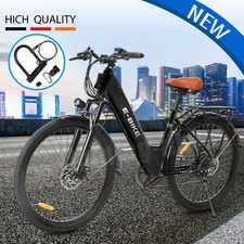 750W Ebike 26" Electric Bike Bicycle 25Mph CommuterTire Mountain Bikes Adults