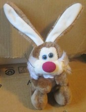 Vintage 1988 Applause Plush TELLY The Funny Bunny sitting w Poseable Ears 6"