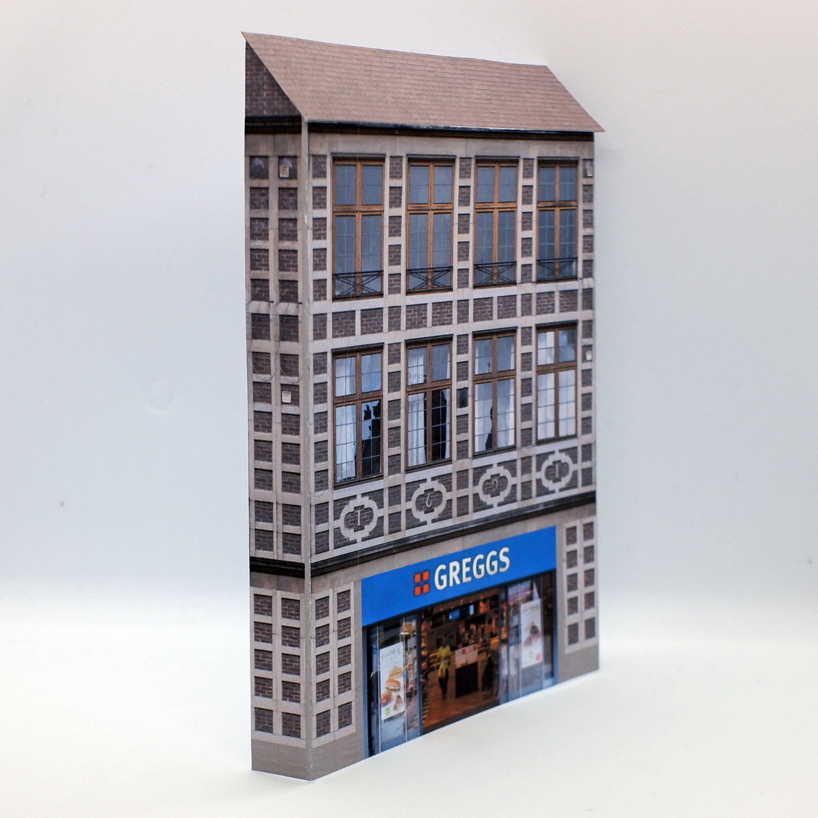 OO Gauge Building Low Relief Card for 00 Scale Model Railways LRC48
