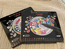 Bic / Conte Coloring Collection - Marker Pens & Colored Pencils Sets