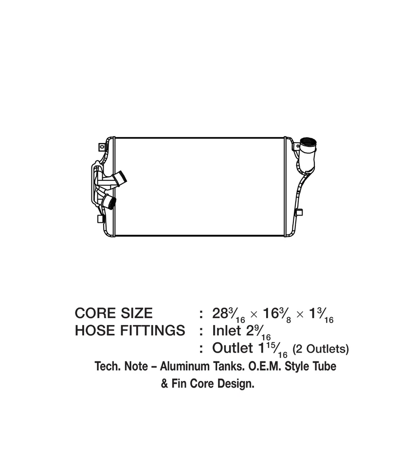 CSF 6015 Intercooler Foto 2 de 4