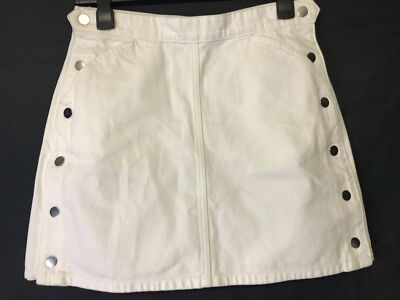 and other stories Demin skirt white size Euro 38 US 6 NWOT Madewell