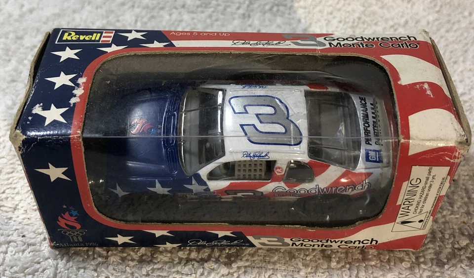 Dale Earnhardt, Sr. #3 Atlanta Olympics 1996 Chevy Monte Carlo - Window Box 1:64 - Image 2 of 4