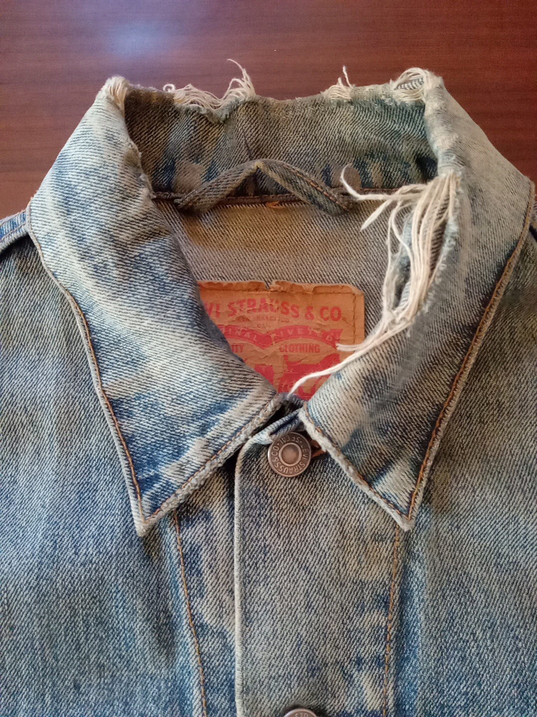 Levis Denim Jacket. Prototype Model. SEE DESCRIPT… - image 7