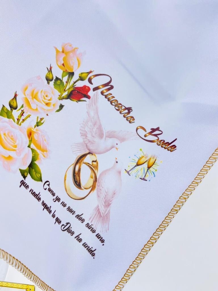 12 Wedding Favor Napkins – Cloth Servilletas, Table Decorations, Recuerdos Para Boda