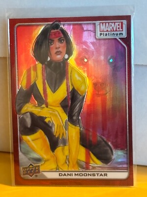 Dani Moonstar 2023 UD Marvel Platinum  Red Rainbow #26 Nice