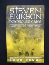 DEADHOUSE GATES Steven Erikson 2000 UK UNCORRECTED PROOF / ARC Malazan