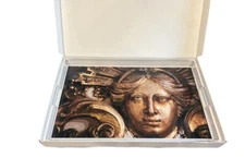$325 NEW NICOLETTE MAYER COLLECTION Acrylic Tray 22.5”x14.5” Goddess Face