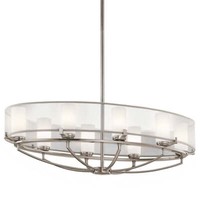 Elstead Saldana Led Kronleuchter G9 8-Fach Klassisches Zinn
