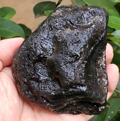 Big 366Gr Natural Agni Manitite  Eruption of Talang Volcano Tektite 100%