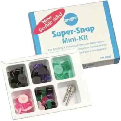 SHOFU SUPER SNAP Mini kit Dental Composite Finishing and Polishing 50pcs Disc