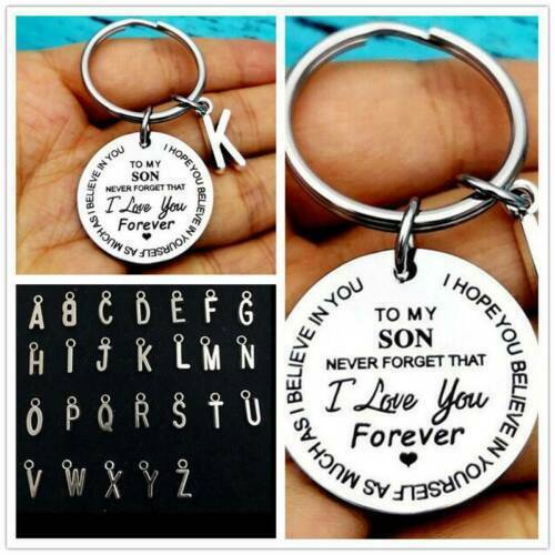 Llaveros Regalo Idea Inspiradora para Hijo/Hija Llavero Mejor Padre Madre Reino Unido - Imagen 9 de 16