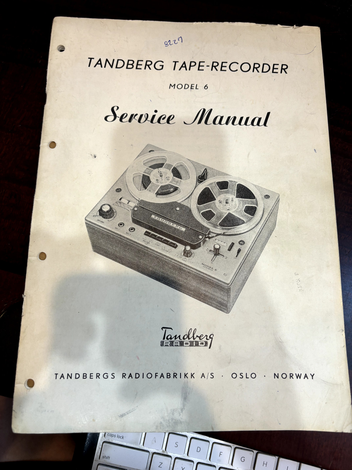 TANDBERG MODEL 6 Repair Service Manual  Circuit Diagrams Schemes *ORIGINAL*