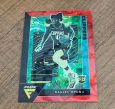 2020-21 Panini Flux Basketball Red Cracked Ice Daniel Oturu RC Rookie Card