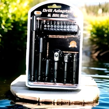 iiT Drill Adapter & Bit Set ,16 Pcs