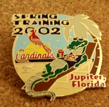 2002 St. Louis Cardinals Spring Training pin Grapefruit League FREE S&H c45107
