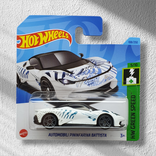 Hot Wheels Automobili Pininfarina Battista 108/250 Hw Green 5/10 Mattel Neu &Ovp-image