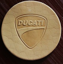 ACRYLIC Leather Embossing Stamp DUCATI WINDING ROAD LOGO for Veg Tanned Leather