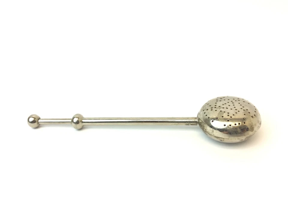 Antique Old Spring Action Tea Seeper Spoon Infuser Steeper Kitchenware   - Image 4 of 4