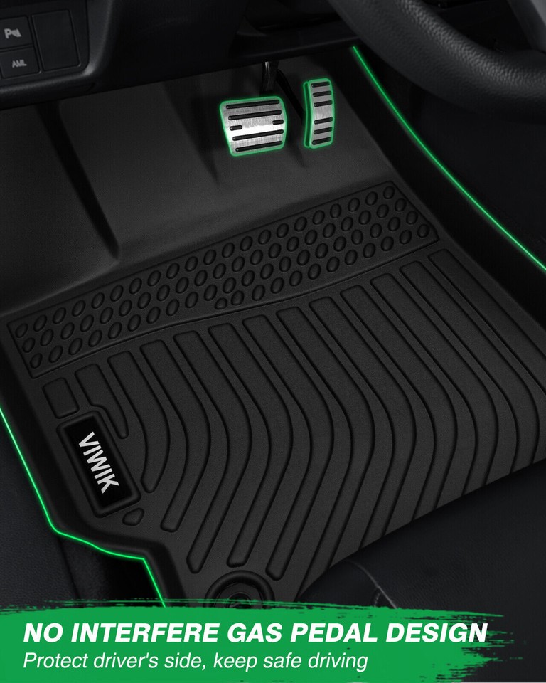 Floor Mats Liners Fit 20142020 Nissan Pathfinder Infiniti QX60 Black