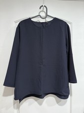 Uniqlo Woman Small Navy Tunic Blouse