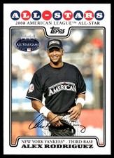 Alex Rodriguez 2008 Topps Updates & Highlights #UH65 Yankees MLB READ FREE SHIP