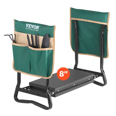 VEVOR Garden Kneeler and Seat 8'' EVA Pad Folding Garden Stool Heavy Duty Garden