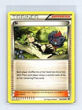 N (Supporter) 105/124 Uncommon Fates Collide Pokemon Card Lightly Played