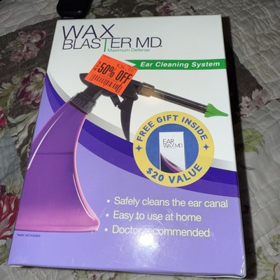 NEW Eosera Wax Blaster MD Wax Cleaning System 5 Ear Wax MD Vials