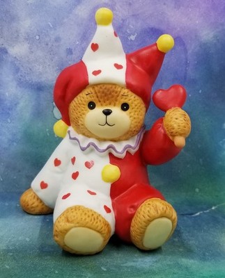 LF3 Enesco Lucy and Me Lucy Rigg Bear Clown Valentine's Day