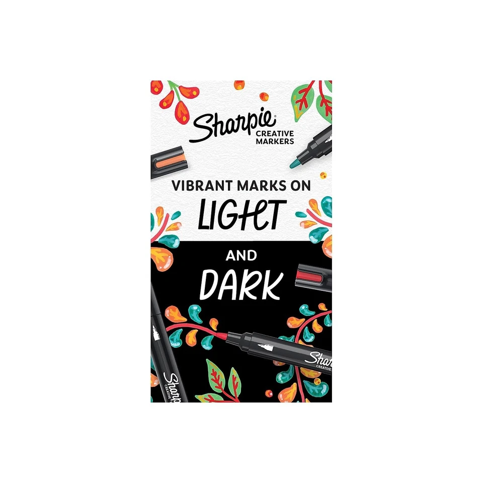 Marcadores creativos Sharpie, tonos tierra, trópicos brillantes, producto de oficina Foto 3 de 4