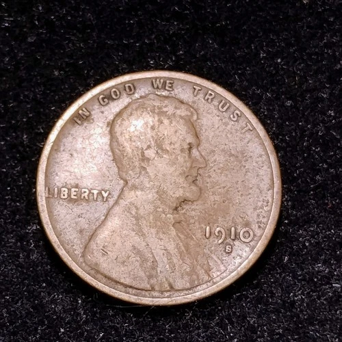 1910 S ~ LINCOLN WHEAT CENT ~ VG
