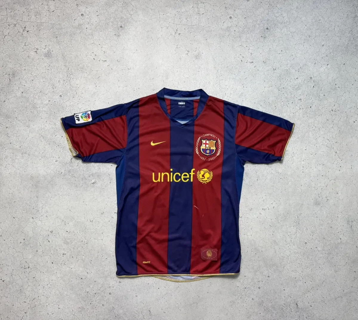 Nike FC Barcelona 2007/2008 Vintage Soccer Jersey