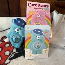 100 Authentic POP MART Care Bears Colorful Hugs Series Bedtime Bear