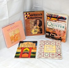 5 Patchwork Quilting Paperback Hardcover Craft Books Bundle Job Lob