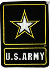 US Army Star Logo EMBROIDERED MILITARY PATCH