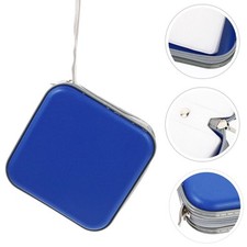 32 Capacity Hard Plastic DVD CD Case Portable Zipper Holder for Car Home Travel