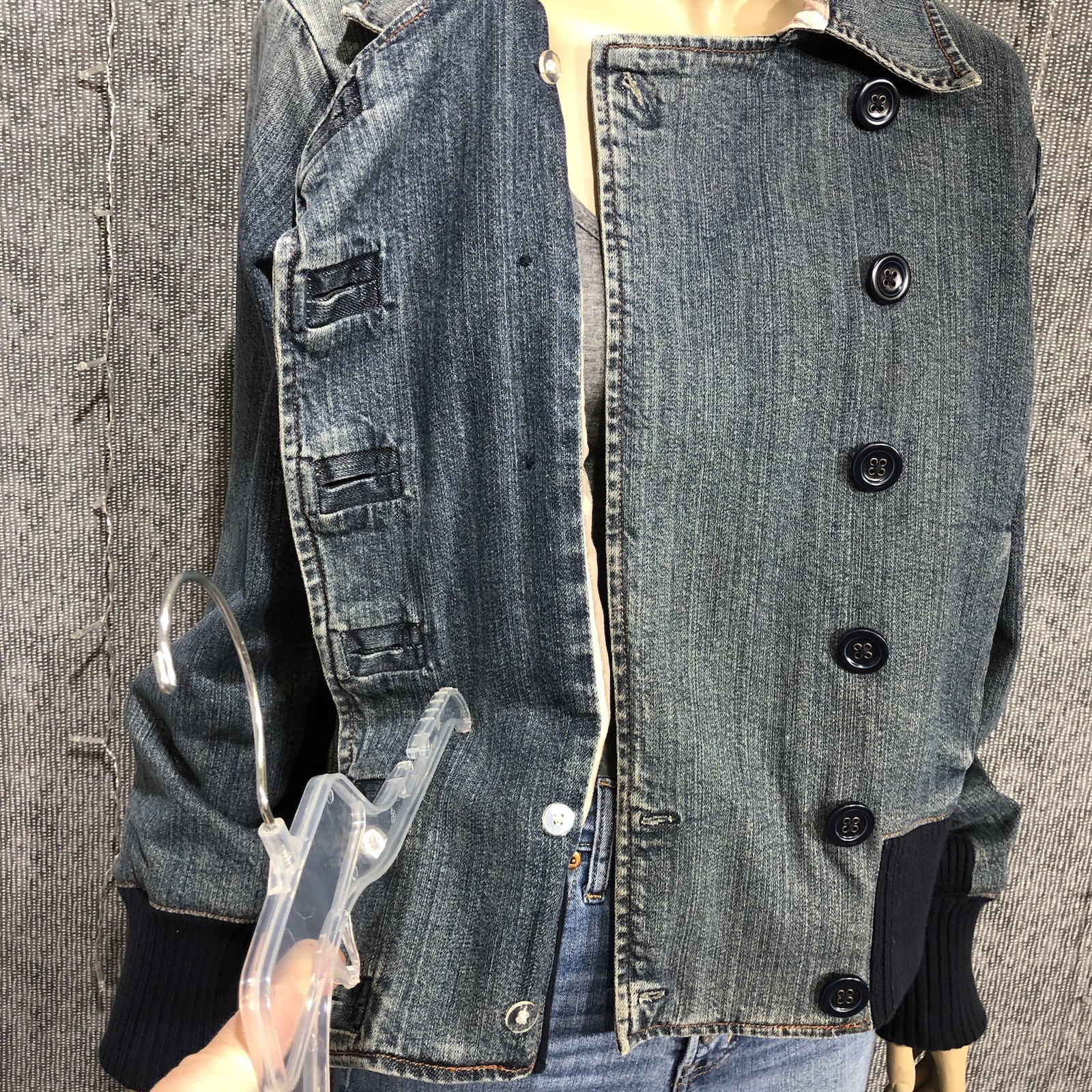GAP Double Breasted Jean Jacket - image 17