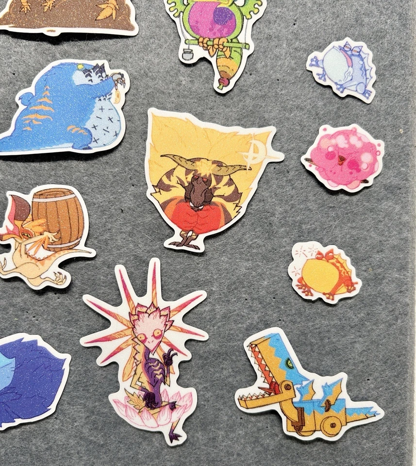 Monster Hunter Monster Sticker Set CAPCOM Gift - Image 4 of 4