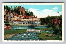 Evergreen CO- Colorado, Troutdale In The Pines, Antique, Vintage Postcard