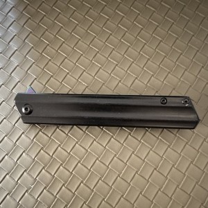 WARTECH Pocketknife Black Aluminum Handle Rainbow Stainless Plain Edge