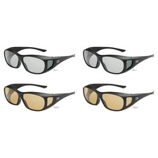 DAIWA DO-8322H Photochromic Polarized Over Glasses Brown/Gray Fishing Sunglasses