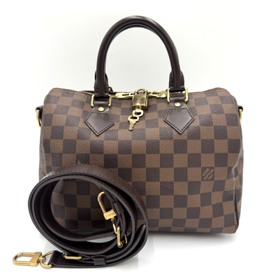 LOUIS VUITTON Speedy Bandouliere 25 Handbag Damier Ebene N41368